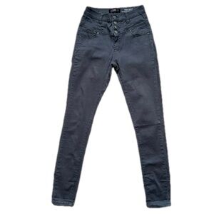 Vienna Jeans Grey Skinny Jeans High Waist - Size 9